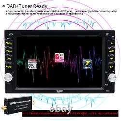 6.2 Inch Double 2Din Car Stereo GPS Navigation System TV DVD Player Bluetooth