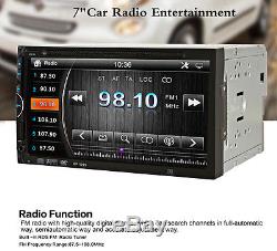 6.95 2 Din In-dash Bluetooth Car Stereo DVD MP3 Player FM Radio TouchScreen Aux