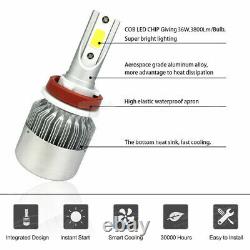 6Pcs White LED Headlights Fog Light Bulbs 6000K For GMC Sierra 3500HD 2007-2014