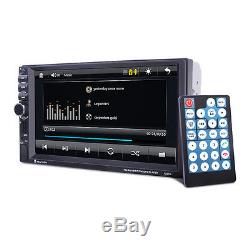 7 2 Din In-dash GPS Navigation Car Bluetooth Stereo MP3 Audio FM Radio Player