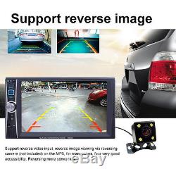 7 2DIN Car DVD Player Bluetooth MP3/MP4/Audio/Video/USB Rearview+Camera