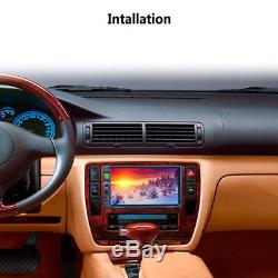 7 2DIN GPS Navigation Map RDS Bluetooth Touch Screen Car Radio Media MP5 Player
