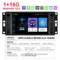 7'' Android 10.0 Car Carplay GPS Navi 1+16GB FM WIFI MP5 Fit For Jeep CHEVROLET