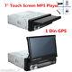 7'' HD Bluetooth Touch Screen Car Stereo Radio 1 DIN FM/MP5/MP3/USB/AUX With GPS