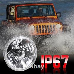 7 Inch LED Headlight Round DRL for Wrangler JK TJ LJ Chevy G10 G20 C10 C20