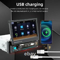 7 Radio Car Stereo Touch Screen 1Din MP5 Player For Apple Carplay Android Auto