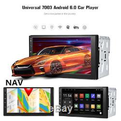 7'' TFT Android 6.0 2-DIN Navi Sat Nav Car SUV GPS Stereo Radio WiFi MP5 Player