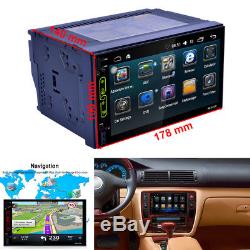 7 TFT Touch Screen 2DIN Car Radio AM FM MP5 Player GPS Android WIFI Bluetooth