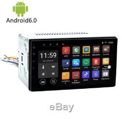 7'' Touch Screen 2-Din Car Wifi GPS Navigation Android 6.0 Bluetooth MP5 Player