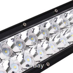 7D 672W 50Inch Curved Flood Spot LED Light Bar For Offroad Truck Lamp 52'
