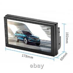 7Inch Touch Screen 2 Din Android Car Stereo Radio Bluetooth WiFi GPS Navigation
