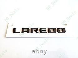 7PC Gloss Black Front Rear Door Laredo L 4x4 Emblems 2021+ Jeep Grand Cherokee L