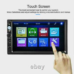 7inch 2 DIN Car Stereo Radio MP5 Player Bluetooth Touch Screen HD + Rear Camera