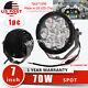 7inch 70W 7X10W Round LED Spot Driving Light Work Offroad 4WD UTE ATV Boat Lamp