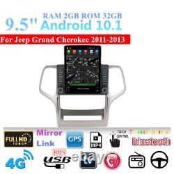 9.5 For 2011 2012 2013 Jeep Grand Cherokee BT-Stereo Radio GPS Android 10.1 DAB