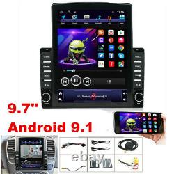 9.7 Android 9.1 2Din Quad-core Car Stereo Radio GPS Wifi OBD Mirror Link Player