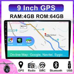 9 Android 10 Head Unit Car Radio Stereo In dash Car Play GPS 4GB+64GB 8Core DSP