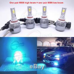 9005+9006 Combo LED Headlights High&Low Beam 8000K Ice Blue 55W 8000LM Wholesale