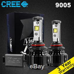 9005+H11 CREE LED Headlight Kit Light Bulbs High Low Beam 14400LM 120W 6000K 4Pc