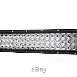 9d Tri-row 42inch 2376w Curved Led Light Bar Combo Offroad 4wd Truck Atv Ute 50