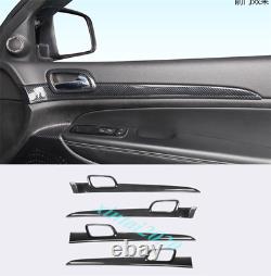 ABS Carbon Fiber Car Interior Kit Cover Trim For Jeep Grand Cherokee 2014 2015