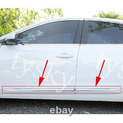 ABS Chrome Car Body Door Side Molding Trim Sill Cover Guard Strips Accessories