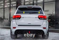 ABS Glossy White Rear Mid Spoiler For 2013-2021 Jeep Grand Cherokee 1pcs