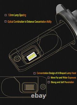 AUIMSOCO For Jeep Grand Cherokee 2011-2013 Car LED Headlights Fog Lamp Bulbs Kit