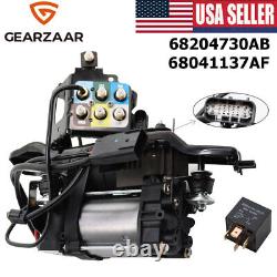 Air Suspension Compressor Pump Kit Fits Jeep Grand Cherokee 2011-2018 Limited A