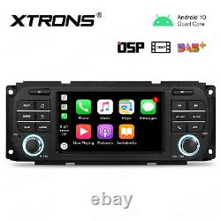 Android 10.0 5 Car GPS Radio Stereo 4-Core 2+16GB +OBD For Jeep Wrangler Dodge