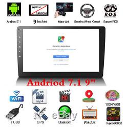 Android 7.1 HD 9inch Car Dash Stereo Radio GPS Wifi MP5 Player Mirror Link 1+16G