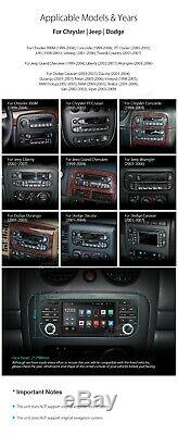 Android 9.0 5 Car GPS Radio Stereo 2GB+16GB For Jeep Wrangler Dodge Chrysler