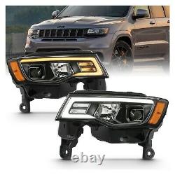 Anzo 111418 Black Projector Switchback Headlights for 17-18 Jeep Grand Cherokee