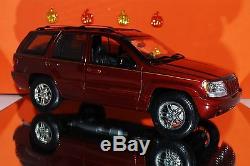 Autoart 1999 Jeep Grand Cherokee # 74013 Dark Red 118 Scale No Box SJ 54E