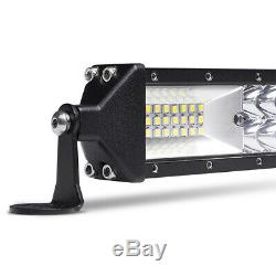 Autofeel 12 INCH 544W LED Light Bar Dual Row Flood Spot Beam Offroad Truck UTV