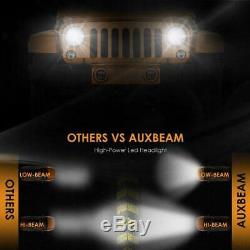 Auxbeam 9005+9006 LED Headlight for Chevy Tahoe Silverado 1500 2500HD 3500 99-06