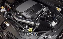 BCP BLACK 11-18 Grand Cherokee/Durango 5.7L V8 Heat Shield Cold Air Intake Kit