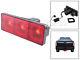 BULLY 2 TRAILER HITCH RECEIVER COVER LARGE RECTANGULAR With BRAKE LIGHT BAR
