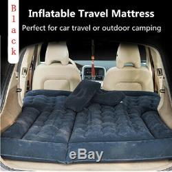 Black Car SUV Inflatable bed back seat Air Mattress Camping Sleeping love
