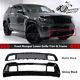Black For Jeep Grand Cherokee 2014-16 Front Bumper Lower Grille Trim & Frame Kit