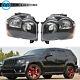 Black Headlights Headlamps For 2008-2010 Jeep Grand Cherokee Left&Right Side