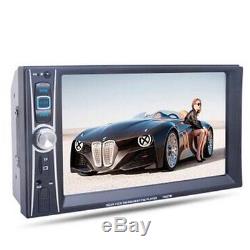 Bluetooth Car Stereo DVD CD MP3 Player 6.6 Double 2Din Radio In-Dash + Camera