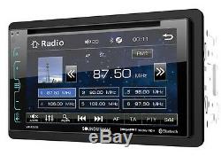 Bluetooth Glass Panel Touchscreen Double 2 Din Car Stereo XM Radio W Install Kit