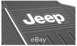 Brand New Jeep Elite Front Rear Cargo SUV Truck All Weather Rubber Floor Mats 4P
