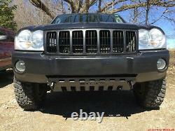 Bumper Radiator skid plate with shackle tabs fits Jeep Grand Cherokee WK XK