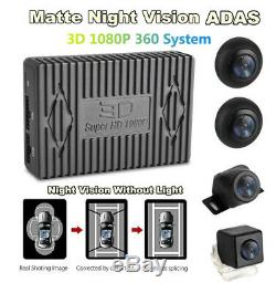Car 360° Bird View Panoramic System Night Vision ADAS with Seamless Splice Cameras