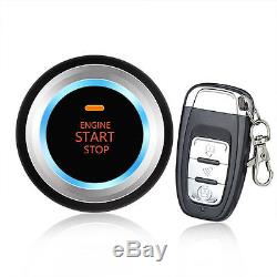 Car Alarm System Keyless Entry Engine Start Push Button Remote Starter 8 parts
