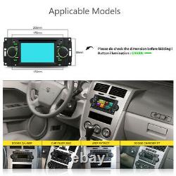 Car DVD Radio GPS Navi Stereo For Jeep Dodge Ram Chrysler 300C Backup Camera