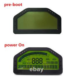 Car Dashboard LCD Screen Dash Race Display Bluetooth Full Sensor Rally Gauge Kit
