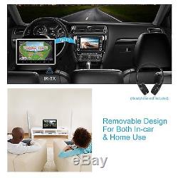 Car Headrest Monitor DVD Player 10.1 USB/SD/HDMI Rear-Seat Entertainment System